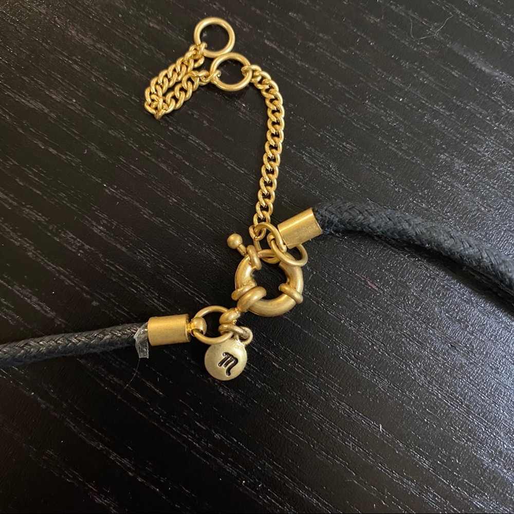 NWOT Madewell Metal Stone Necklace - Picture 4 of 7